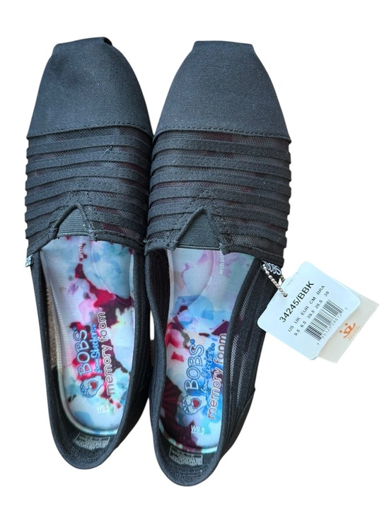 Skechers Shoes - Skechers BOBS Memory Foam Black Slip On Flats Women’s 9.5 NWT